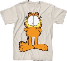 Garfield Onesie, Garfield Clothes, Garfield Outfit, Garfield Merch, Garfield Stuff, Garfield Shirt, Disney Valentines, Paint Shirts, Lazy Cat