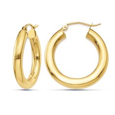 Embrace the enduring appeal of our 14K Gold 4mm Thick Classic Hoop Earrings – a must-have accessory that brings a touch of sophistication to your everyday look. Elevate your style with the timeless allure of these classic hoops.The 4mm thickness adds substance and durability to the hoops, making them a versatile and enduring addition to your jewelry collection. The warm glow of 14K gold enhances their classic charm, ensuring they remain a timeless accessory for any occasion. ✪ MATERIAL• 14K Gold Classic 14k Gold Huggie Earrings, Classic Earrings With Polished Finish, Classic Hoop Earrings As Gift, Classic Tarnish-resistant Hoop Earrings For Anniversary, Classic Round Huggie Earrings, Classic 14k Gold Hoop Earrings, Classic Yellow Gold Hoop Earrings For Anniversary, Classic Huggie Earrings, Classic 14k Gold Hoop Earrings For Formal Events