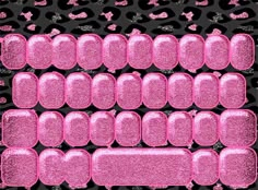 pink and black wallpaper with lots of glitter on the top, bottom and bottom