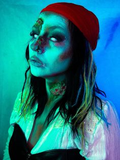 Haunted pirate | sfx • Halloween make-up Post Apocalyptic Makeup, Pirate Makeup, Play Makeup, Cosplay Inspo