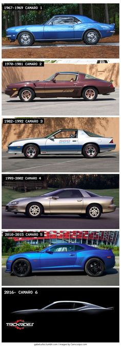 four different types of cars are shown in this graphic above the image is an illustration of what they would look like