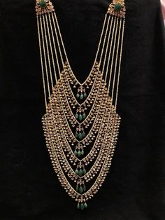 Sathlada Jewellery, Satlada Necklace, Pearl Haram, Silver Market, Hyderabadi Jewelry, Sabyasachi Jewelry, Jewelry Traditional, Rani Haar, Sabyasachi Jewellery