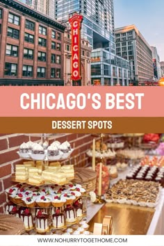 chicago desserts Where To Eat In Chicago, Chicago Desserts, Food In Chicago, Chicago Travel Guide, Chicago Baby, Chicago Christmas