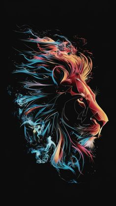 Lion Wallpaper, Copperplate Calligraphy, Animated Wallpapers For Mobile, Beautiful Wallpaper For Phone, Wallpaper For Phone, Animal Illustrations, Beautiful Wallpaper, Sticker Ideas, Wild Animal