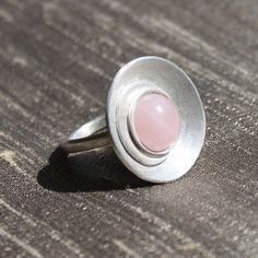 Custom silver ring pink quartz ring  choose your by mrspepper, $63.00 Pink Sterling Silver Crystal Open Ring, Pink Moonstone Sterling Silver Ring For Anniversary, Modern Pink Gemstone Rings, Pink Sterling Silver Moonstone Promise Ring, Pink Rings With Natural Stones For Anniversary, Silver Rose Quartz Crystal Ring, Elegant Pink Moonstone Sterling Silver Ring, Pink Rose Quartz Promise Ring, Pink Rose Quartz Rings For Anniversary