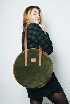 If you are looking for more leather accessories - welcome to my store https://www.etsy.com/shop/SquirrelsBags Suede shoulder bag, Hobo bag, Leather shoulder bag, Women's soft leather round handbag, Messenger bag purse, italian leather handbags. This genuine leather round suede shoulder bag will brighten up your entire day! Beautiful and simple unisex circle leather bag for your city adventures. It's not very big, yet functional. There is one big compartment, two pockets and a shoulder straps. Th Everyday Leather Shoulder Bag With Round Case, Round Leather Shoulder Bag For Everyday Use, Round Handbag, Circle Purse, Wool Bags, Messenger Purse, Brown Leather Shoulder Bag, Round Bag, Round Leather