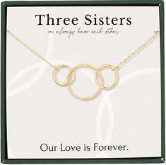 PRICES MAY VARY. SISTER NECKLACES: Our jewelry for women makes great gifts for your sisters, best friend, mother, or daughter. Your sister has always been your bff. Give her this infinity pendant necklace symbolizing the eternal bond between big sister and little sister! BIG SISTER GIFT: Keep your sister close to your heart with this timeless piece that is perfect for everyday wear. This simple yet elegant necklace is a lovely gift for a birthday, Christmas, Easter, or any other occasion! Give h Sister Necklaces For 2, Big Sister And Little Sister, Sister Necklaces, Big Sister Necklace, Sister Christmas Presents, Sister Circle, Sisters Necklace, Unique Gifts For Sister, Sister Birthday Gift