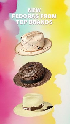 SHOP NOW AT HATS.COM - Pictured: Tully Fedora by Bailey 1922, Rene Fedora by Bailey 1922, Foss Fedora by Renegade Fedora Hats For Men, Country Gentleman, Fedora Hat Men, Premium Brands, Hat Shop