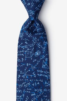 Funky Ties, Pi T Shirt, Math Teacher Humor, Tie Ideas, Clothing Board, Navy Blue Tie, Navy Blue Background, Cool Ties, Wedding Ties