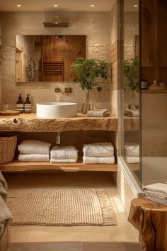 a bathroom with a sink, mirror and bathtub