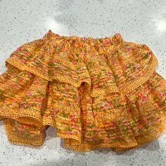 Aerie Skirt Womens Size M Small Orange Floral Mini Ruffle Elastic Waist Casualaerie Brand New Aerie Skirt, Color Orange, Elastic Waist, Womens Skirt, Size 4, Womens Sizes, Elastic, Brand New, Skirt