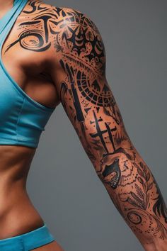 Arm Tattoos Girls, Arm Tattoos For Girls, Tattooed Arm, Women's Tattoos, Girl Arm Tattoos, Tattoos For Girls