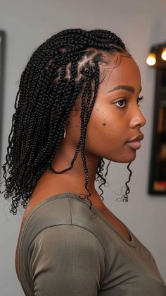 Individual Braids Natural Hair, 2024 Braids, Mini Braids, Braided Crown, Braided Crown Hairstyles, Individual Braids, Girls Natural Hairstyles