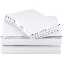 four white sheets stacked on top of each other