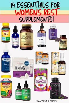 Women Health Vitamins, Good Vitamins For Women, Vegan Vitamins, Womens Best, Women Supplements, Healthy Supplements, Health Vitamins, Supplements For Women, Vitamins For Women