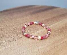 *Dainty Pink multi bracelet* Clasp & Stretch option available Adjustable Pink Jewelry For Holiday, Adjustable Pink Holiday Jewelry, Pink Adjustable Christmas Jewelry, Multi Bracelet, Bracelet Christmas, Baby Bracelet, Baby Jewelry, Clasp Bracelet, Christmas Bracelet