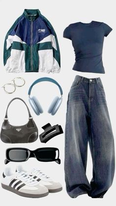 #essentials #clothing #clothes #clothesforwomen #fashion #fashionista #fashionable #fashioninspiration #fashionideas #trendy #trending #simple #casual #classy #womenswear#outfits #outfitoftheday #outfitstyle #outfitpost #outfitideasforwomen #outfitidea Cool Outfits For Autumn, Going Out Tomboy Outfits, Fits With Accessories, Get Together Outfit Casual, Types Of Outfits Style, Movie Outfit Ideas, Ootd Autumn, Street Style Outfits Casual, Fall Ootd