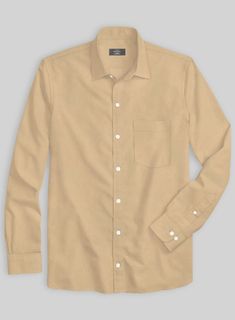 Summer calls for a refreshing upgrade to your everyday capsule, and our Giza Khaki Cotton Shirt is a testament to that statement. Made from pure cotton fabric, this shirt offers uninterrupted comfort.  Featuring a neutral khaki shade and a solid texture, it is perfect for both formal and casual occasions. 
 
 Made according to your measurements for the special you. 
 
Pamper yourself, get this shirt made exclusively for you now! Green Tweed Suit, Grey Wool Suit, Tailor Made Suits, Solid Texture, Green Flannel, Linen Suits, Green Suit, Silk Suit, Tweed Suits