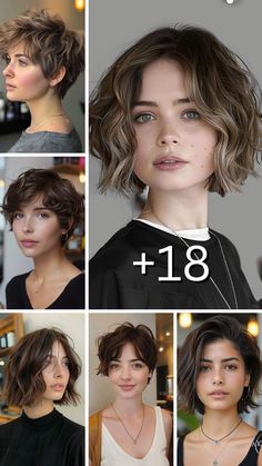 Effortless Elegance: 25 Short Wavy Hairstyles for the New Year Short Haircuts Wavy Hair, Surfer Girl Hair, Short Wavy Hairstyles, Messy Bob Haircut, Hair Styles Long Hair, Sweet Hairstyles, Short Wavy Haircuts, Pixie Bob Hairstyles, Messy Bob