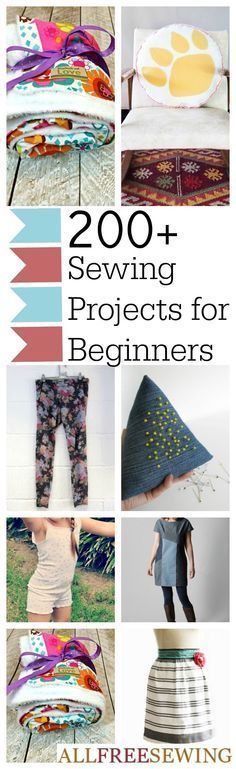 sewing projects for beginners are featured in this book