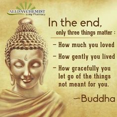 buddha quote on the end of an image