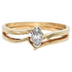 Marquise diamond solitaire ring in 14k yellow gold. Stamped 14k and weighs 3.2 grams. The marquise shaped diamond is H to i color, Si clarity, .20 carats. The ring size is 6 3/4 and can be sized. Very good condition. Marquise Shape Diamond, Diamond Solitaire Ring, Marquise Diamond, Diamond Solitaire Rings, Diamond Solitaire, Solitaire Ring, Diamond Ring, Jewelry Rings, Ring Size