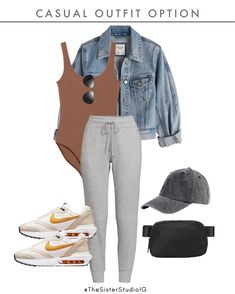 Winter Fall Outfits, Winter Outfits Casual, Winter Outfits Ideas, Look Legging, Joggers Outfit, Athleisure Outfits, Sporty Outfits, Look Vintage