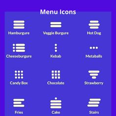 some type of menu with different font and numbers