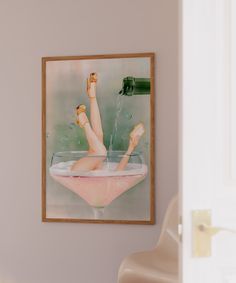 Pouring Champagne, Girly Dorm Room, Champagne Wall Art, Girly Dorm, Retro Bar Cart, Nordic Poster, Wall Art Canvas Painting, Trendy Wall Art, Bathroom Art