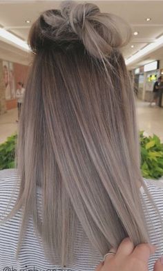 Platinový Blond, Brunette Ombre, Scene Girl, Brunette Balayage, Ombre Hair Color, Hair Straight, New Hair Colors, Hair Color Balayage, Cool Hair Color