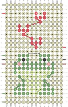 the diagram shows how many different colors can be used to create an intricate pattern on fabric