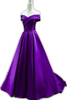 Elegant Purple A-line Gown, Purple Sleeveless Silk Satin Dress, Purple Satin Evening Dress, Purple Sleeveless Satin Dress, Sleeveless Purple Satin Dress, Purple A-line Gown For Banquet, Purple A-line Evening Dress For Banquet, Formal Purple Satin Evening Dress, Elegant Purple Satin Prom Dress