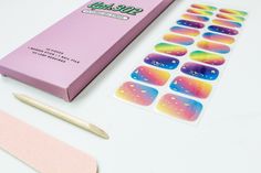 Uv SemiCured Rainbow Gel Nail Wraps Lámpara UV GRATIS Etsy Nail Routine, Opal Nails, Diy Beauty Treatments, Uv Nail Lamp, Gel Nail Strips, Uv Nails, Uv Gel Nails, Nail Polish Strips, Manicure Tools