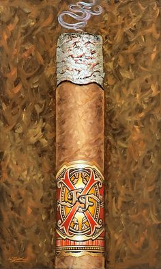 Arturo Fuente cigars are consistently rated among the best cigars in the world, and have been a family tradition since 1912. Today they are one of the largest producers of handmade cigars. Early in the 1990s Carlos “Carlito” Fuente Jr. proved everyone wrong by growing quality cigars from Cuban seeds in the Dominican Republic. #iangreathead #fuentefuentecigars #opusxcigars #cigarpainting #cigaroilpainting Cuban Cigars Art, Classic Wine Labels, Arturo Fuente Cigars, Money Design Art, Best Cigars, Monogram Wine Glasses, Whiskey Room, Money Design, Lounge Ideas