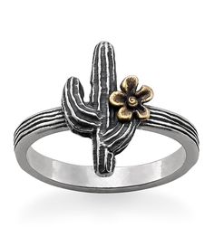 James Avery Cactus Blossom Ring | Dillard's James Avery Rings, Cactus Blossom, Sterling Silver Jewelry Rings, James Avery, Rose Engagement Ring, Western Jewelry, Rose Gold Engagement Ring, Dillard's, Unique Engagement Rings