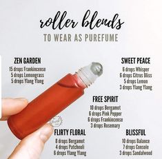 Essential Oil Roller Bottle Recipes, Roller Bottle Recipes, Fragrance Blends, Roller Blends, Doterra Essential Oils Recipes