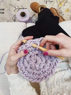 Crochet Trivet in Lavender Crochet Trivet, Macrame Supplies, Crochet Granny Square Blanket, Crochet Daisy, Granny Square Blanket, Square Blanket, Modern Macrame, Water Damage, Macrame Patterns