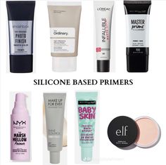 Makeup Theory, Silicone Primer, Makeup Favs, Makeup Starter Kit, Makeup Brushes Guide, Makeup Bag Essentials, Makeup 101, Artist Tips