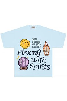 Flexing With Spirits Psychedelic Artsy Print Unisex T-Shirt 03 E Girl Style, Trippy Designs, Aesthetic Stores, Rave Fashion, Aesthetic T Shirts, Dragon Print, Flexing, Dynamic Design, Tomboy Fashion