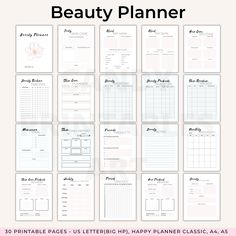 This Printable Skincare Planner can help to record your beauty routine and makeup ideas. Plan your everyday look and treatments with these printable planner inserts. You can use this Beauty Journal to keep track of your favorite beauty products, record skin reactions and monthly appointments. Glow Up Planner is an easy way to know what works and what doesn't work on your skin. Figure out your ideal skin care routine and write down the best makeup ideas. A great gift for newbie makeup artists or Skin Care Calendar, Routine Tracker Printable, Skincare Routine Tracker, Skin Care Planner, Ideal Skin Care Routine, Skincare Routine Planner, Printable Skincare, Glow Up Journal, Skincare Journal