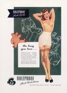 Vintage Lingerie Ad, Pin Up Vintage, Mode Tips, Vintage Stockings, Old Ads