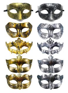 PRICES MAY VARY. Imported One size fits most，unisex Mysterious, elegant， So cool! Separate packaging,10 Different styles of masks，Value for money！ Perfect for wearing in Halloween, fancy dress ball, masked ball, masquerade, some special parties, etc. Assorted top grade antique look colorful masks for all party occasions. Mardi gras, prom, masquerade parties, and ball. Mens Masquerade Mask, Fancy Dress Ball, Venetian Masquerade Masks, Ball Mask, Venetian Masquerade, Mask Masquerade, Half Face Mask, Anime Expo, Mardi Gras Mask