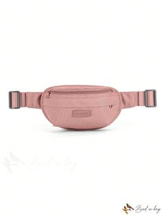 BirdinBag - Stylish Waterproof Womens Crossbody Fanny Pack - Fashionable Waist Belt Bag Functional Softback Bag With Anti-theft Pocket, Casual Pink Bags With Functional Pockets, Pink Bags With Cell Phone Pocket For Outdoor Activities, Casual Pink Travel Accessories For Everyday Use, Trendy Bags With Functional Pockets For Outdoor Activities, Pink Belt Bag With Pockets For Daily Use, Functional Softback Bag With Cell Phone Pocket, Crossbody Fanny Pack, Crossbody Belt Bag