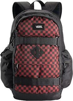 ad eBay - Vans Planned Pack 5 Laptop Skate Pack Backpack Skate Board Straps Red Checker - Buy Now, click the link (eBay) Vans Backpack For Outdoor Activities, Vans Black Backpack For Travel, Vans Black Travel Backpack, Red Nylon Hiking Bag, Casual Vans Backpack For Outdoor Activities, Red Backpack With Adjustable Strap For Outdoor Activities, Red Backpack With Adjustable Strap For Outdoor, Functional Vans Bags For Outdoor Activities, Red Casual Outdoor Backpack