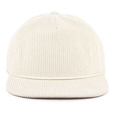 a white hat on a white background with no image in the top right hand corner