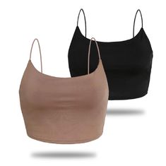 PRICES MAY VARY. Material:Polyester 92%, 8% spandex, soft and comfortable. Features:Stretch spaghetti straps,double layered,crop tops,cami top,spaghetti top,bra vest crop top cami,tank tops,tank camisole,basic camis,crop top outfits,crop top shirts,tight fit,scroop neck. Cute Sexy Casual Solid Plain Color Stretchy Slim Fit Camisole Top for women junior teen girls.Great basic summer tops. Refer our size chart/S-Bust:26.77",Length:10.23".M-Bust:28.34",Length:10.62".L-Bust:29.092",Length:11.02". Ga Nike Hoodie Outfit, Outfits Crop Top, Layered Crop Top, Spaghetti Top, Vest Crop Top, Crop Top Outfits, Crop Tank Top, Crop Top Shirts, Layered Tops