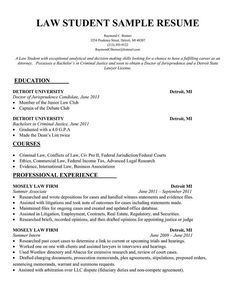 a sample resume for law students with no experience in writing the title, and it is also