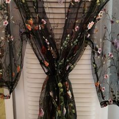 Floor Length, Floral Sheer Robe. Can Be Used Poolside, Or Lingerie Robe. New With Tags. Size Medium. Sheer Robe, Sheer Cover Up, Floor Length, Cover Up, Lingerie, Size Medium, Tags, Floral, Women Shopping