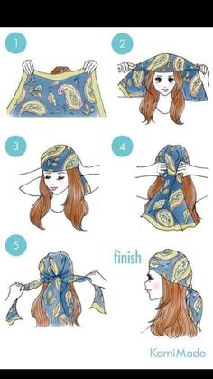 Hair Scarf Styles, Hair Stylies, Beach Hairstyles, Bandana Hairstyles, Hairstyles For Round Faces, Short Curly Hair, Boy Hairstyles, Beach Hair, Curly Hairstyle