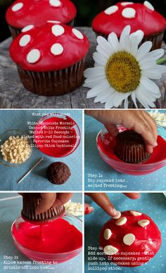 how to decorate cupcakes with fondant and flowers